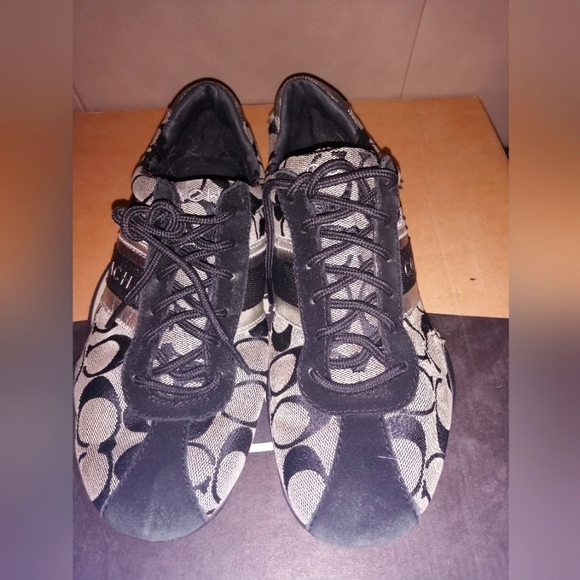 Coach Jayme Q582 Signature Sneakers Size 8M - Picture 1 of 10